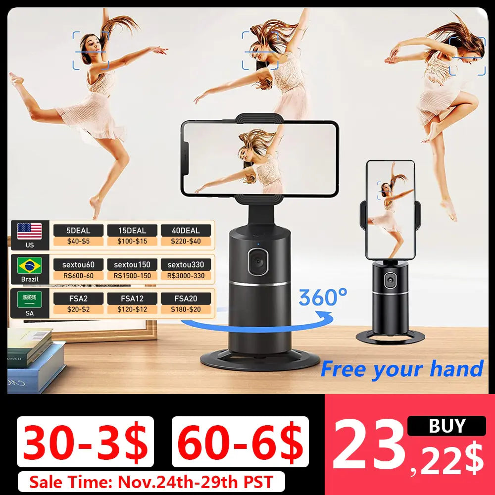 Auto Face Tracking Phone selfie stick