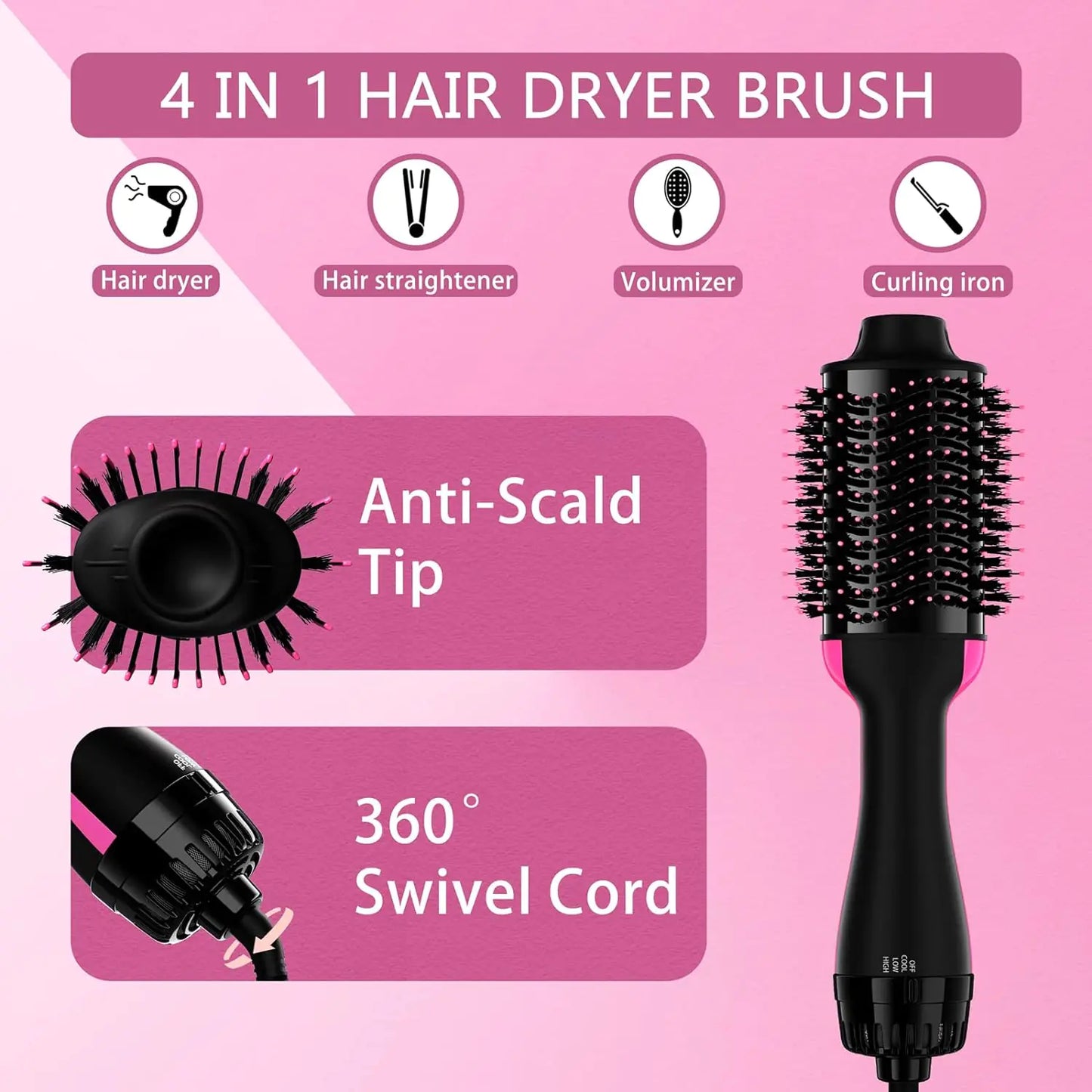 Chignon de Rose Hot Air Brush